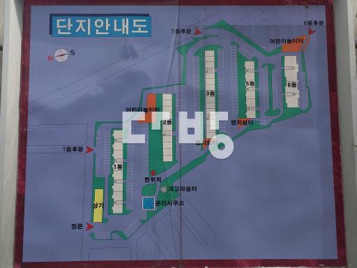 남향. 숲세권아파트로  공기좋고 내부 올수리됨.  바닥배관공사 했음 - View 3